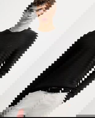 Marc O'Polo pulover de bumbac culoarea negru, light, 620502360074