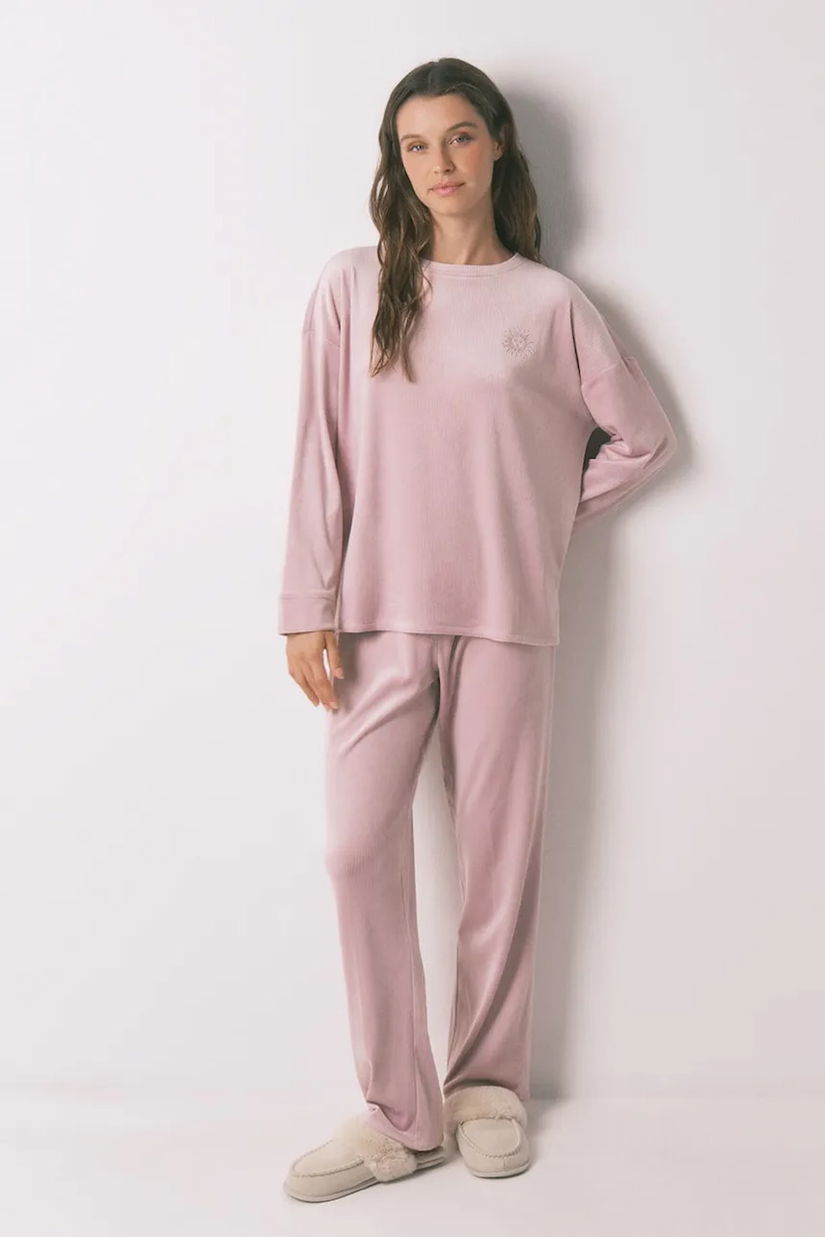 women'secret compleu pijama culoarea roz, 3792072