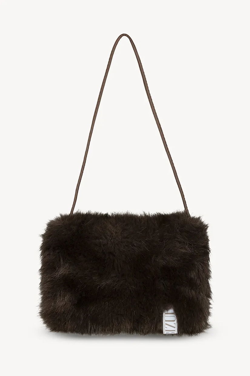 Bizuu poșetă MUFFIE culoarea maro, MUFFIE BRĄZOWY