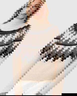 AllSaints pulover din amestec de lână TARA culoarea gri, călduros, cu guler, W086KB