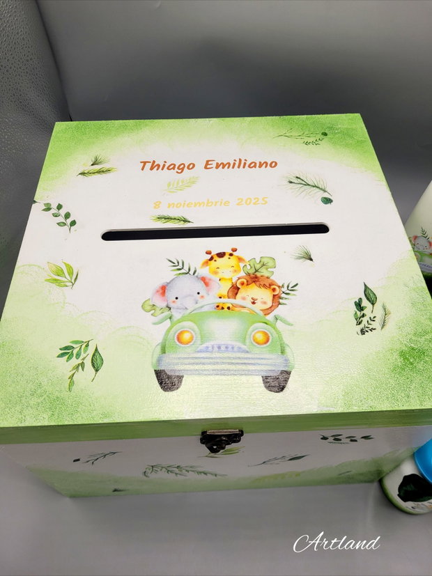 Cutie pentru dar, pahare cu tematica Safari