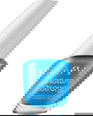Lac de Unghii Vegan - OPI Nature Strong, Fresh as a Blue Daisy, 15 ml