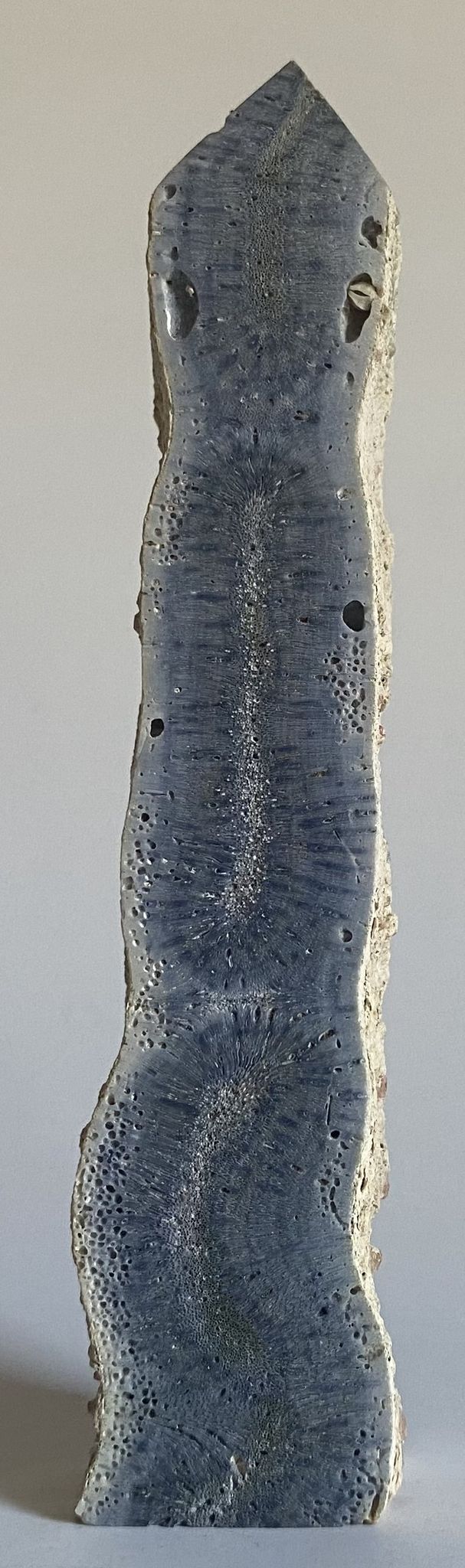 Coral Albastru - Obelisc piatra semipretioasa