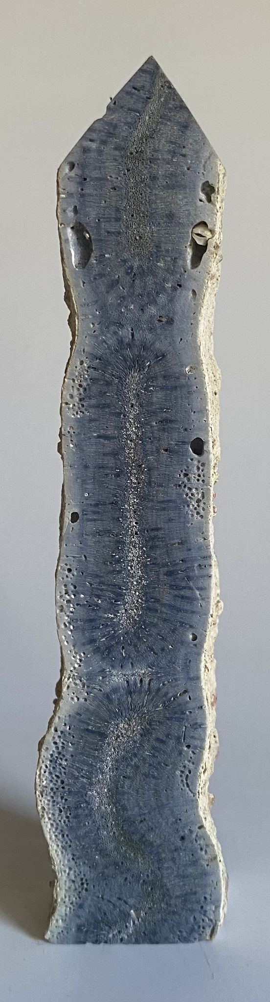 Coral Albastru - Obelisc piatra semipretioasa