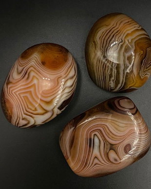 Agat Sardonyx - Set pietre rulate