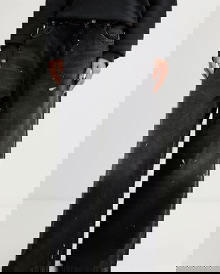 MM6 Maison Margiela jeans high waist, S52LA0262.M30011.966