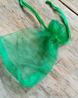 Saculet organza, 9x7 cm