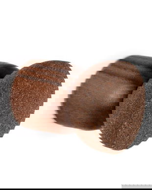 Agatatoare cuier Piece, finisaj nuc/pluta, 48x64 mm