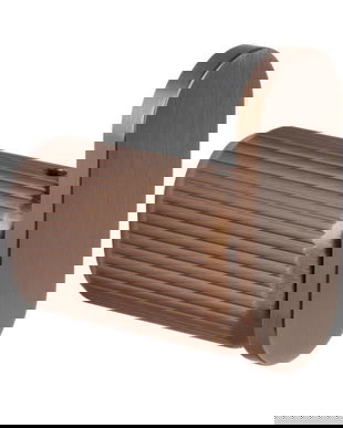 Agatatoare cuier Brooklyn, finisaj bronz periat, 30x70 mm