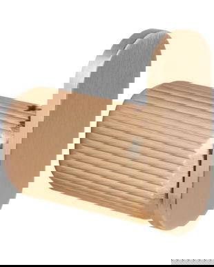 Agatatoare cuier Brooklyn, finisaj alama cava periata, 30x70 mm