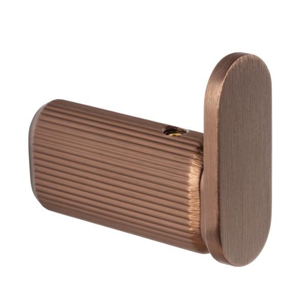 Agatatoare cuier Brooklyn, finisaj bronz periat, 15x35 mm