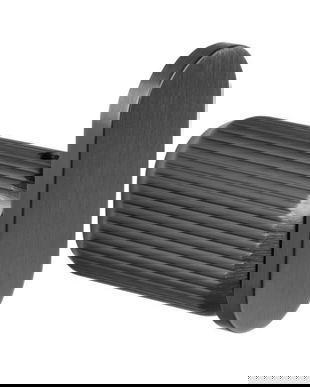 Agatatoare cuier Brooklyn, finisaj negru titan, 30x70 mm