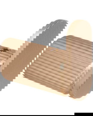 Agatatoare cuier Brooklyn, finisaj alama cava periata, 15x35 mm