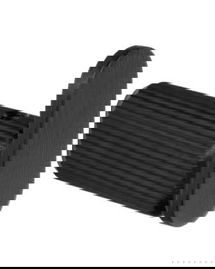 Agatatoare cuier Brooklyn, finisaj negru periat, 15x35 mm