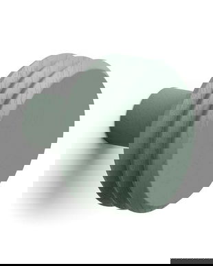 Agatatoare cuier Pulse Color, finisaj verde matcha, 65x57 mm