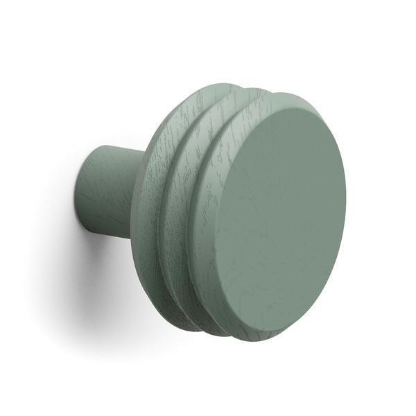 Agatatoare cuier Pulse Color, finisaj verde matcha, 65x57 mm