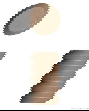 Agatatoare cuier Pulse Color, finisaj maro ceramic, 28x45 mm