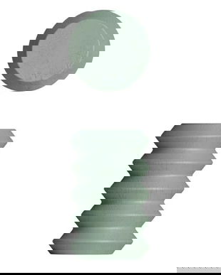 Agatatoare cuier Pulse Color, finisaj verde matcha, 28x45 mm