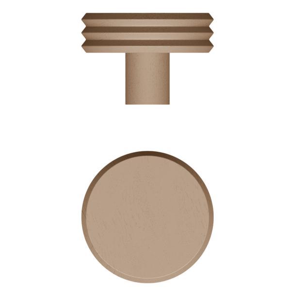 Agatatoare cuier Pulse Color, finisaj maro ceramic, 92x62 mm