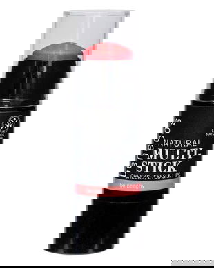 Fard de Obraz, Ruj si Fard de Pleoape Multi-Stick Natural 3in1 - Benecos, nuanta Be Peachy, 4.5 g