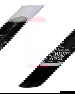 Fard de Obraz, Ruj si Fard de Pleoape Multi-Stick Natural 3in1 - Benecos, nuanta Be Rosey, 4.5 g