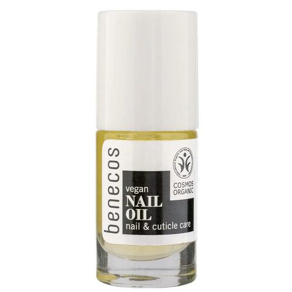 Ulei pentru Unghii si Cuticule cu Uleiuri Bio si Vitamine – Benecos Vegan Nail Oil, 5 ml
