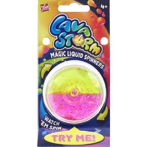 Titirez cu stralucire magica. Lava Storm roz si galben neon