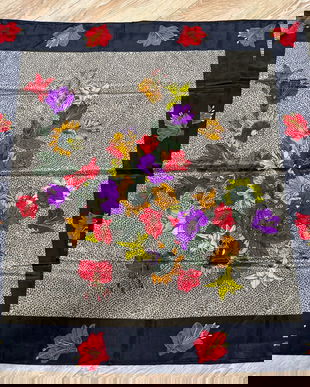 ESARFA MATASE VEGETALA SUPERBA 105/95 CM MADE IN ITALY