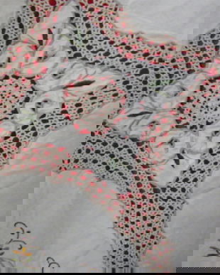 Fata de masa rotunda broderie