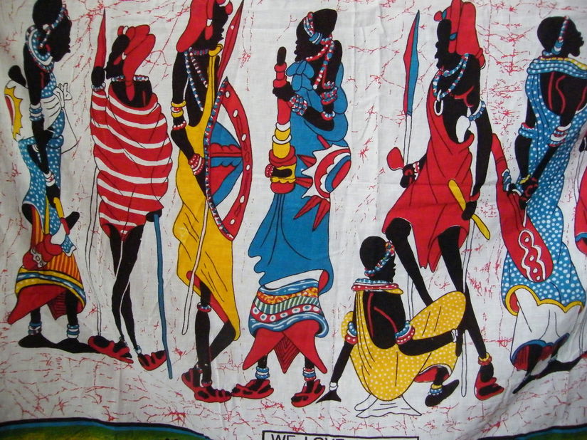 Pareo/esarfa africana