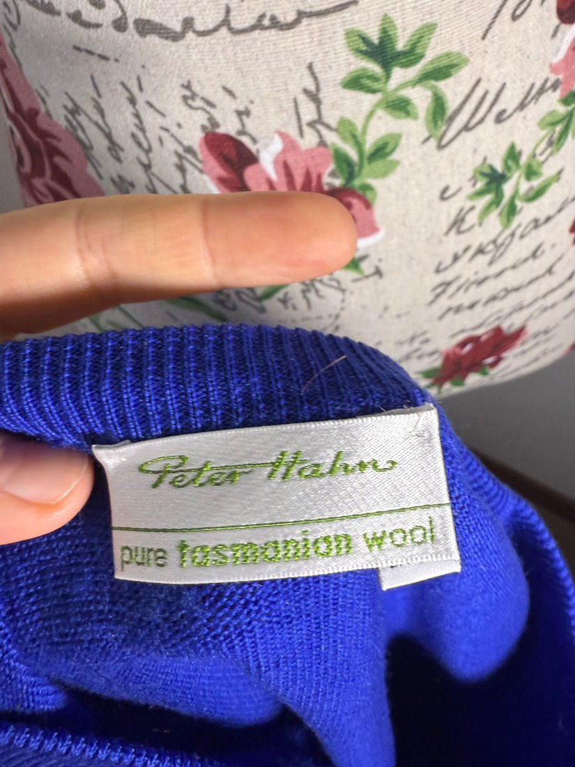 Top Peter Hahn din lână pură tasmaniana