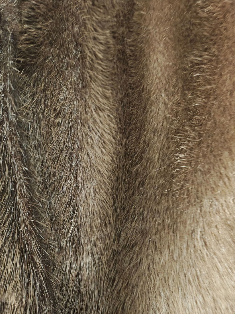 Haina blana naturala nutrie