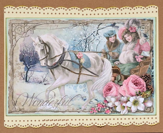 Felicitare: Vintage Christmas