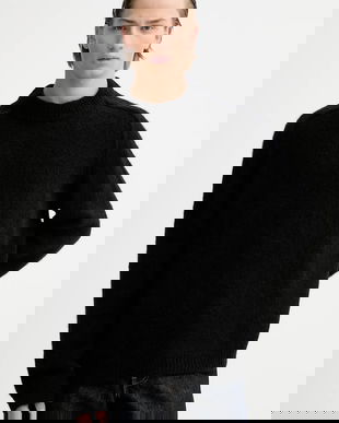 A.P.C. pulover din amestec de lână Pull Tyler culoarea negru, WPABE.H23243