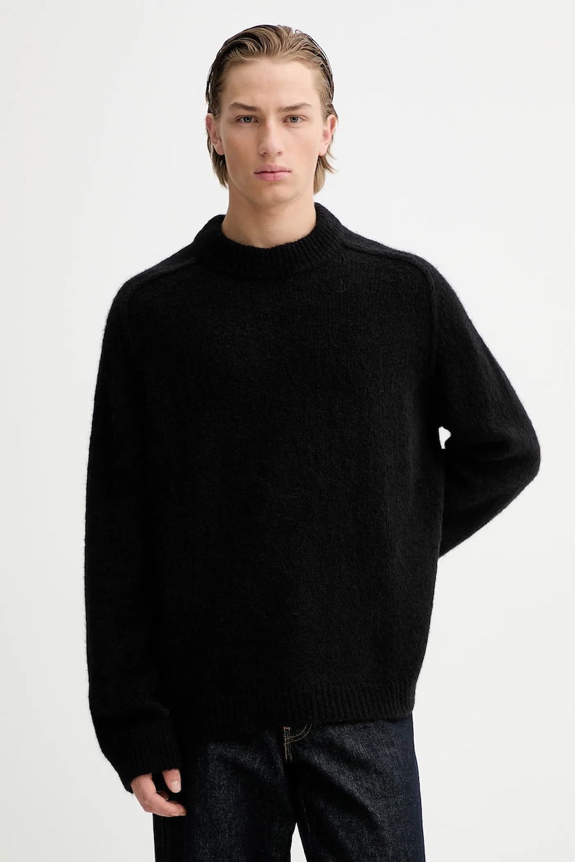 A.P.C. pulover din amestec de lână Pull Tyler culoarea negru, WPABE.H23243