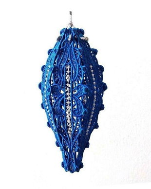 Globulet 3D Picatura Albastru