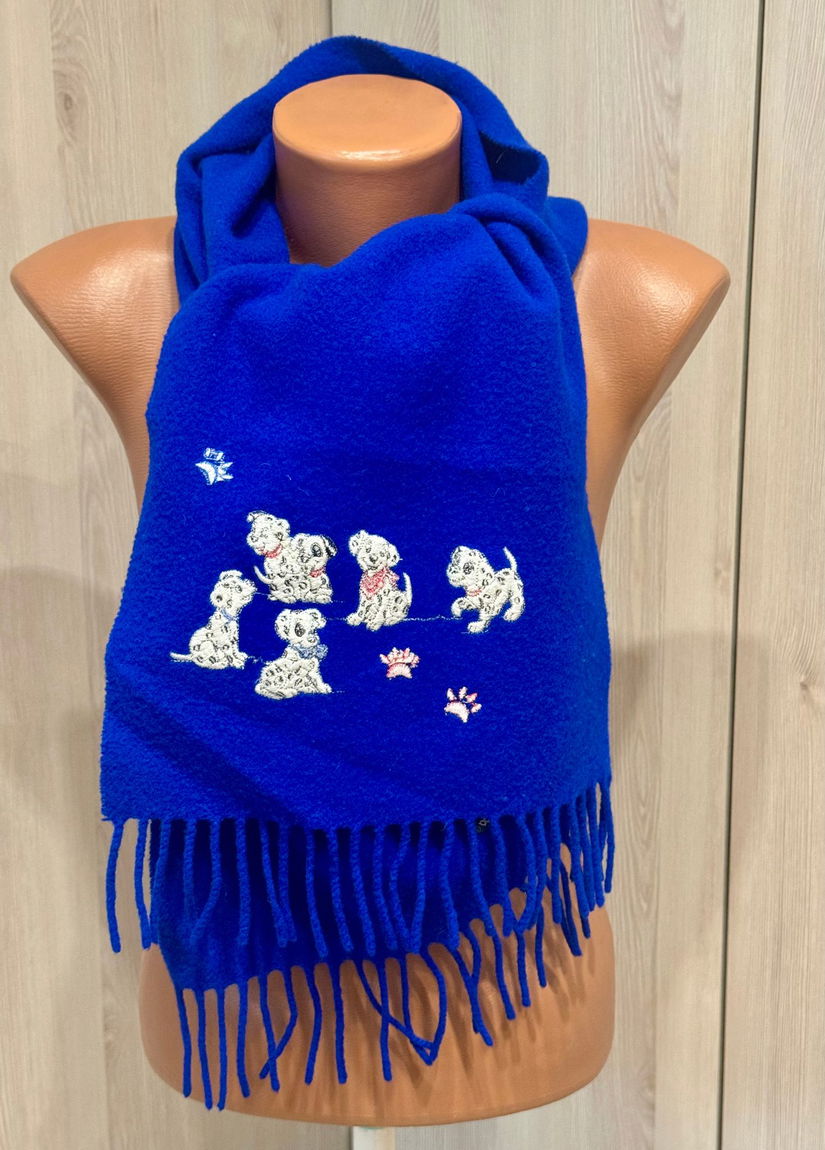 FULAR ORIGINAL DISNEY 101 DALMATIENI ORIGINAL LANA VERGINE 100%