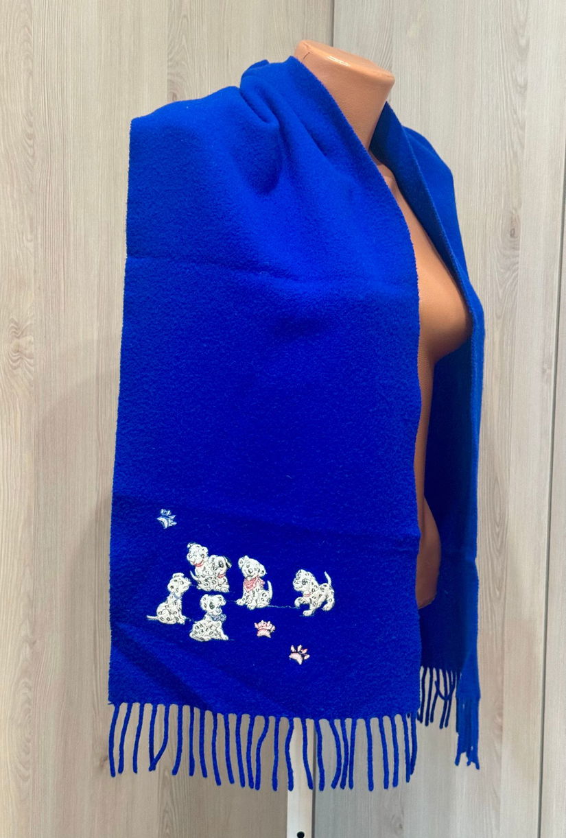 FULAR ORIGINAL DISNEY 101 DALMATIENI ORIGINAL LANA VERGINE 100%