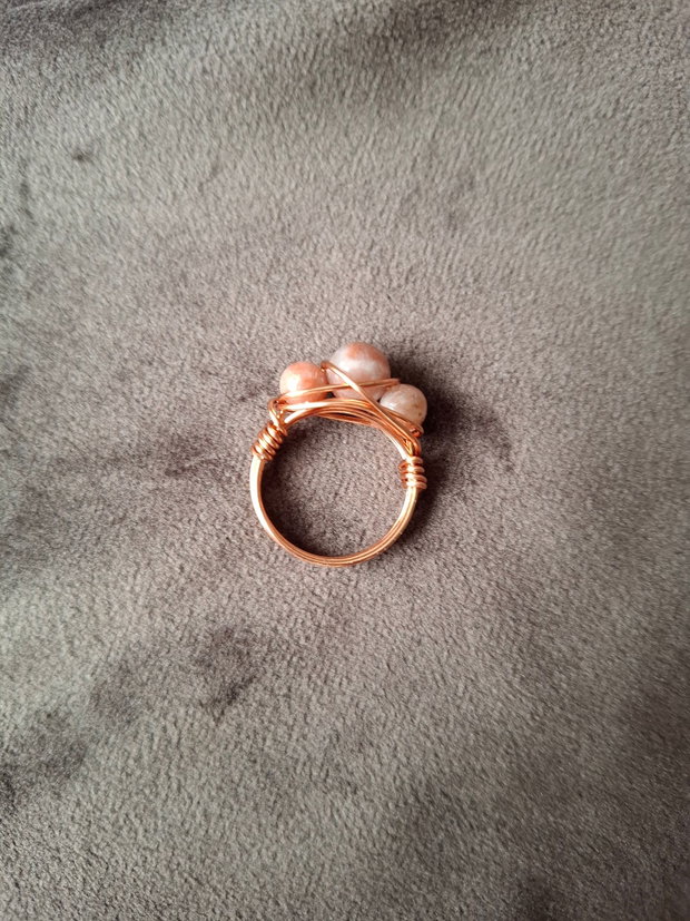Inele wire-wrap cu pietre naturale