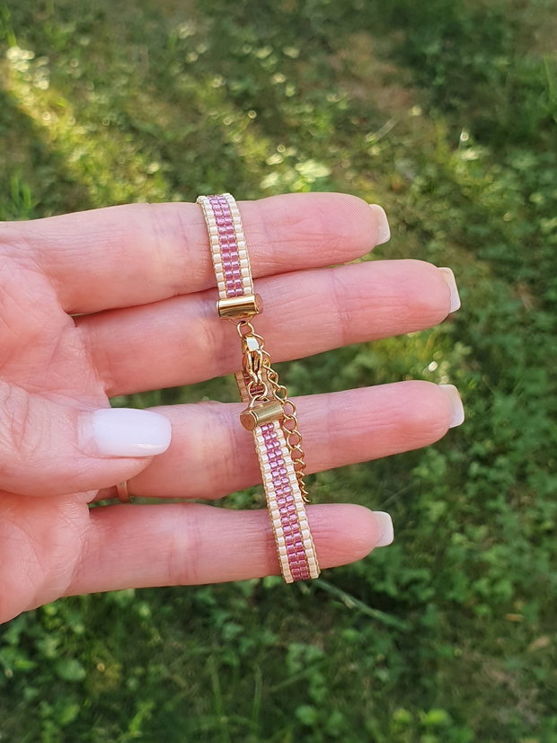 Brățară elegantă cu mărgele Miyuki