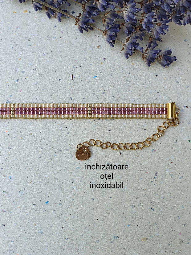 Brățară elegantă cu mărgele Miyuki