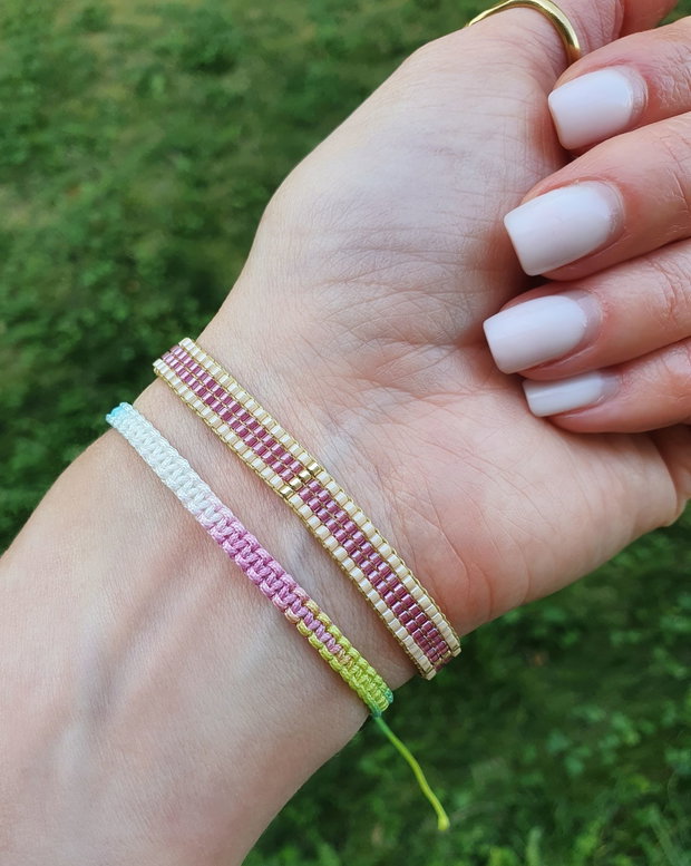 Brățară elegantă cu mărgele Miyuki