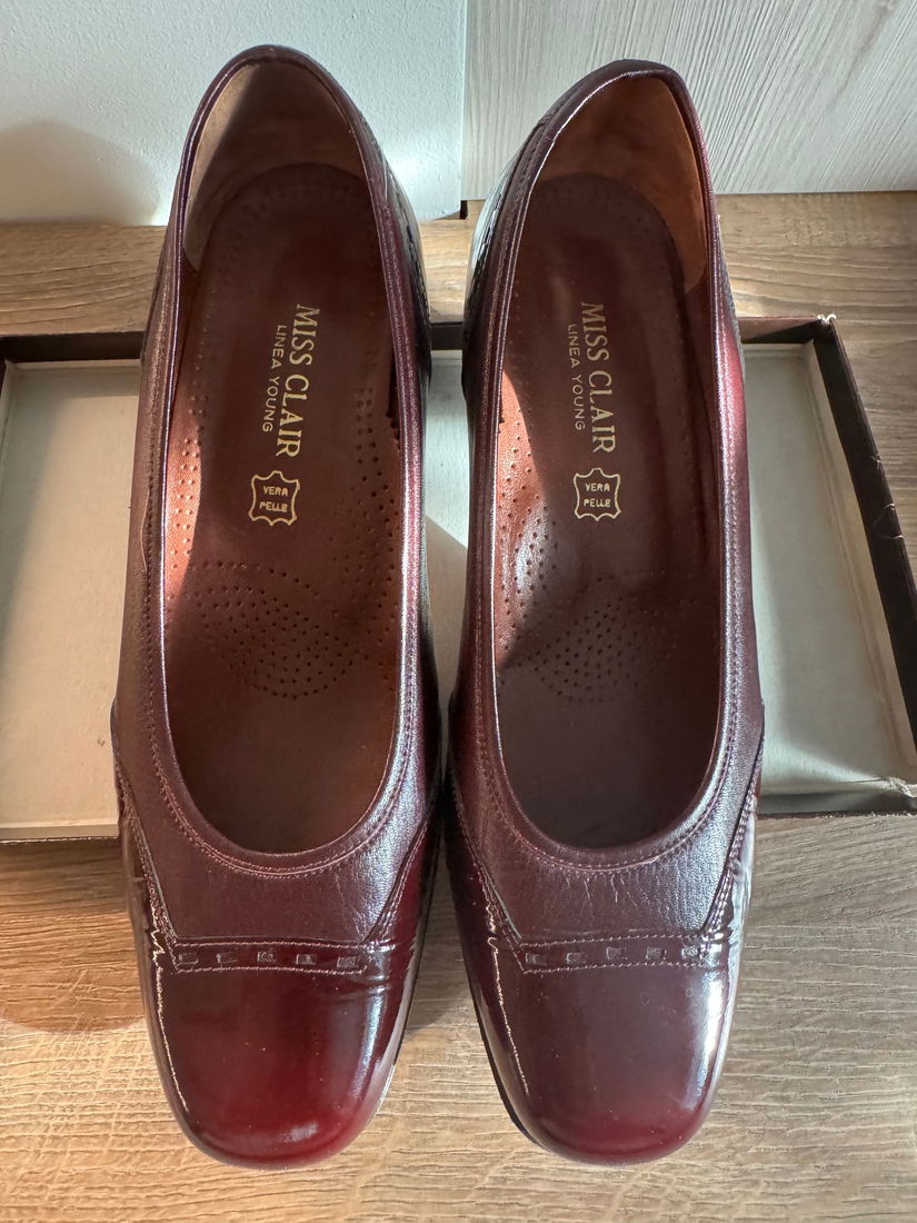 Pantofi piele naturală Miss Clăire 39,5