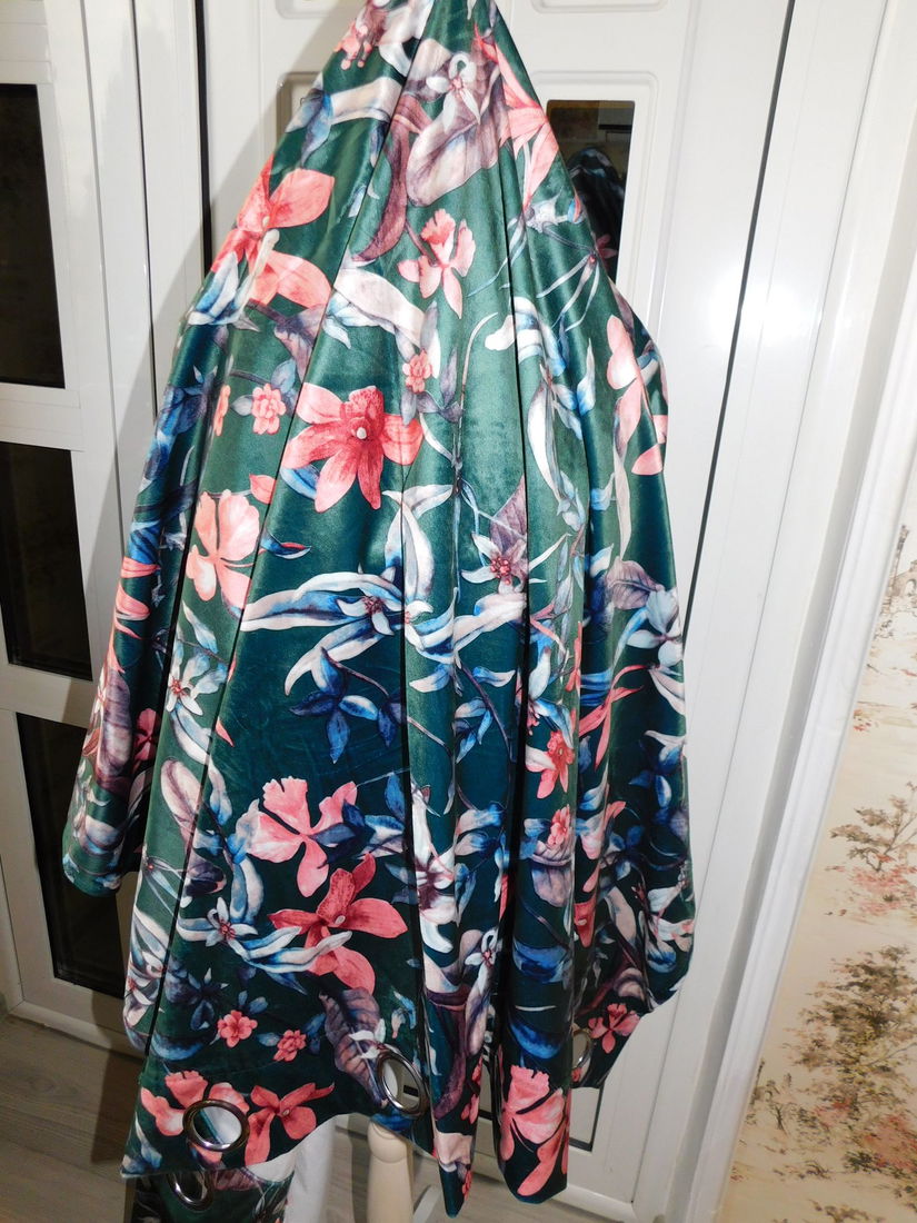 2  draperii noi ,  inele  metalice ,  superbe, mate ,