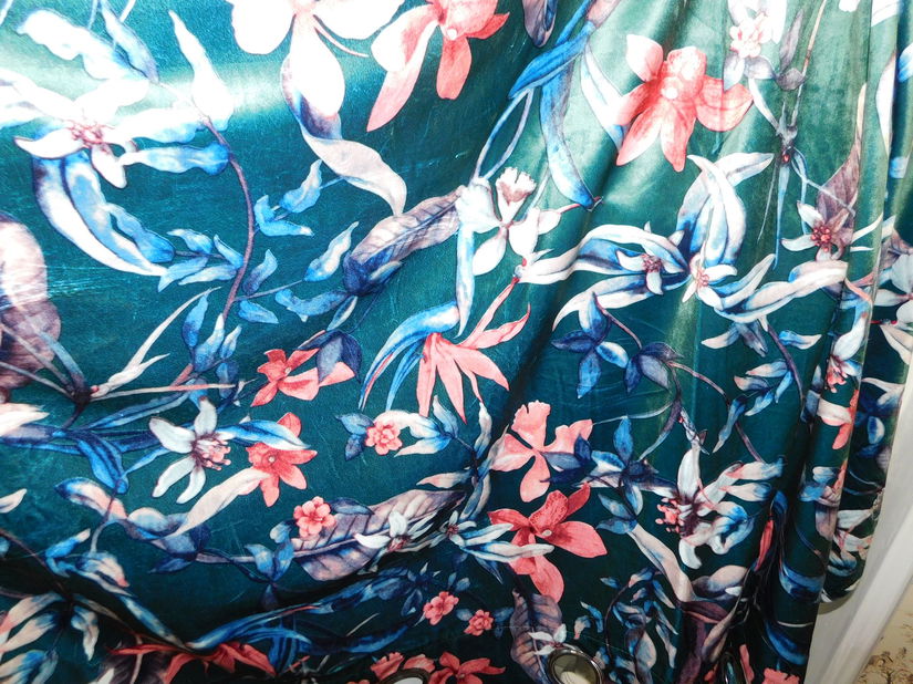 2  draperii noi ,  inele  metalice ,  superbe, mate ,