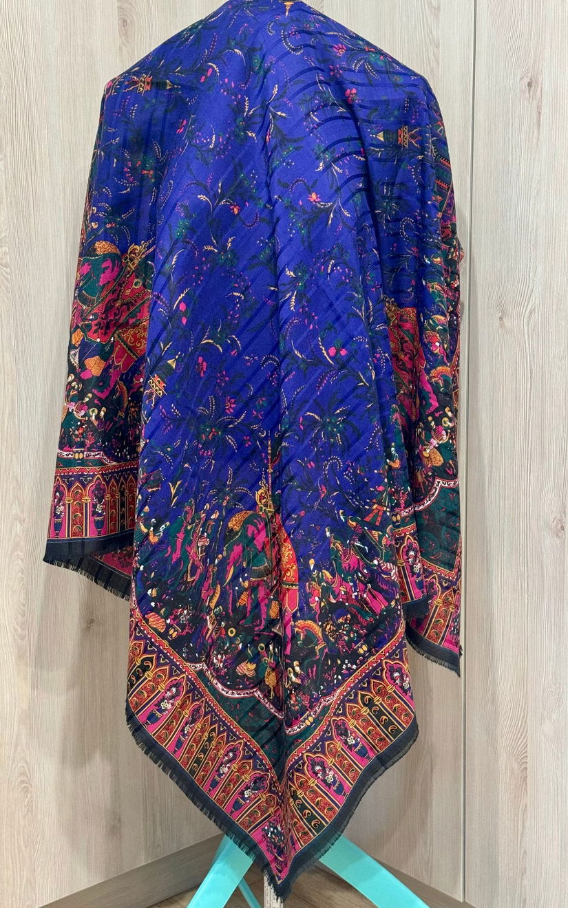 MINUNATA ESARFA XXL INDIA, MODEL ORIENTAL ,CULORI SUPERBE