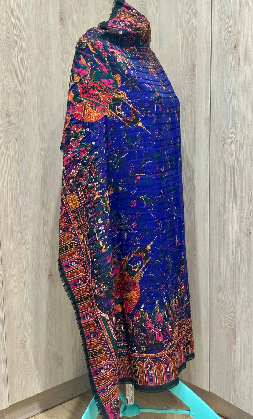 MINUNATA ESARFA XXL INDIA, MODEL ORIENTAL ,CULORI SUPERBE