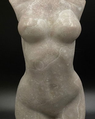 Ametist Roz - Sculptura nud piatra semipretioasa