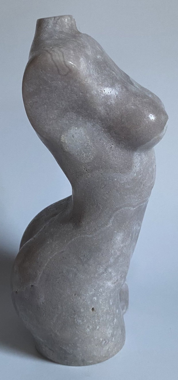 Ametist Roz - Sculptura nud piatra semipretioasa