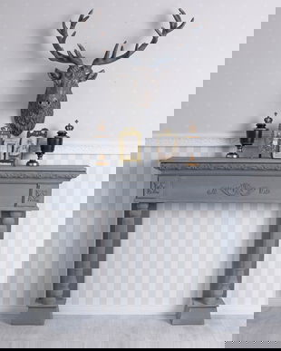 Suport semineu antik grey